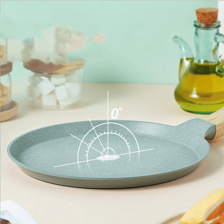 26cm Non-stick Crêpe Pan with Wooden Handle, Ideal for Cooking Pannkakspanna