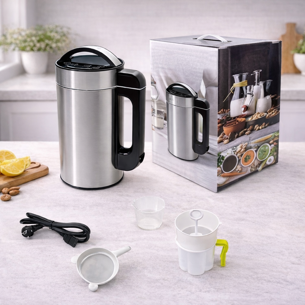 Sojamjölksmaskin 800W – Gör egen växtmjölk, havremjölk & smoothie hemma