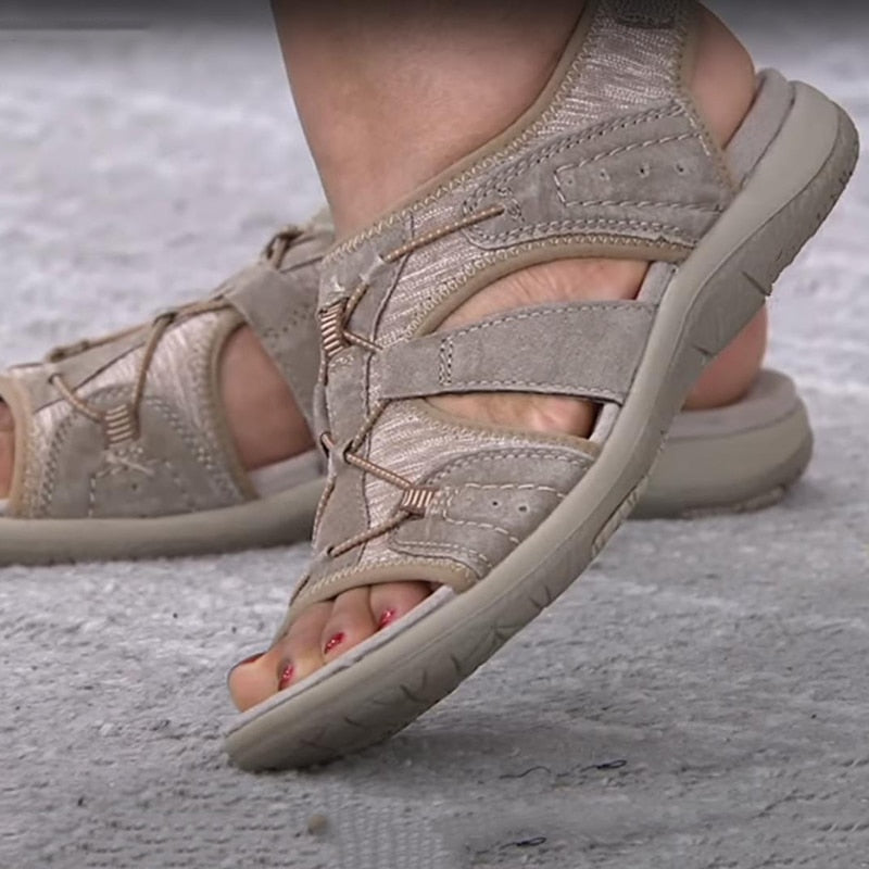 Sandaler med rund öppen tå-Shoes for Women-Hemnix-Hemnix