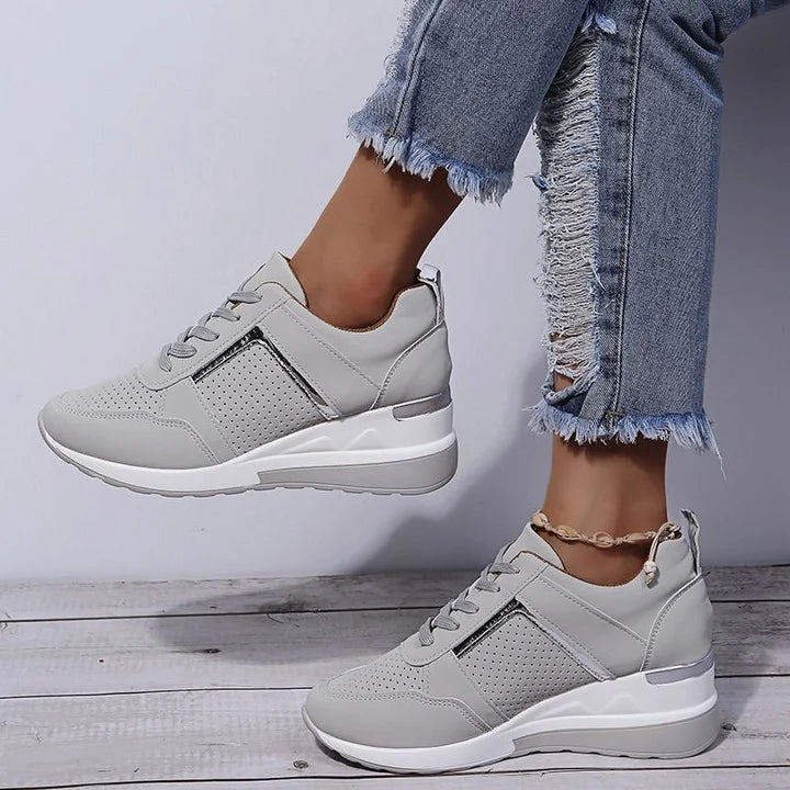 Ortopediska damsneakers med dämpning och fotvalvsstöd – Valora