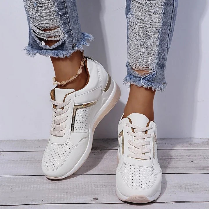 Ortopediska damsneakers med dämpning och fotvalvsstöd – Valora
