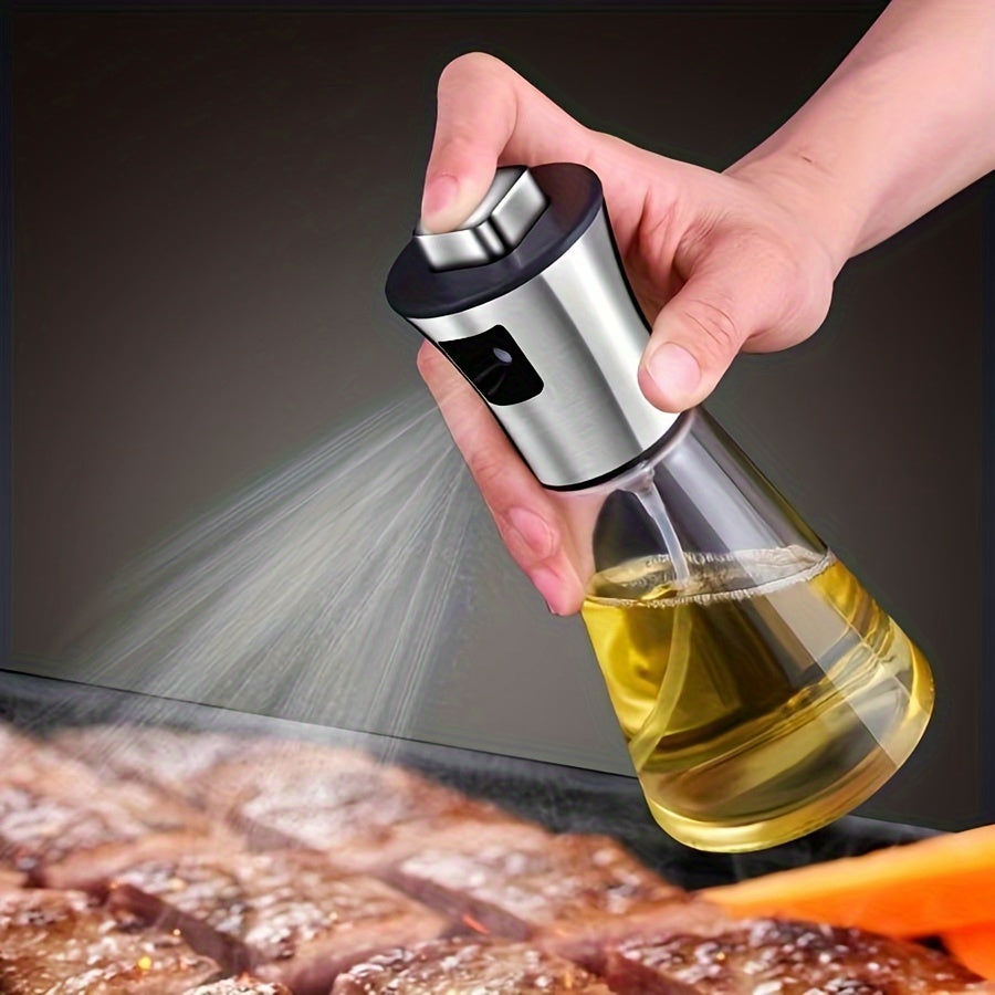 Stor sprayflaska för olja – Tryckbehållare i glas och rostfritt stål 304, BPA-fri MILA Sverige