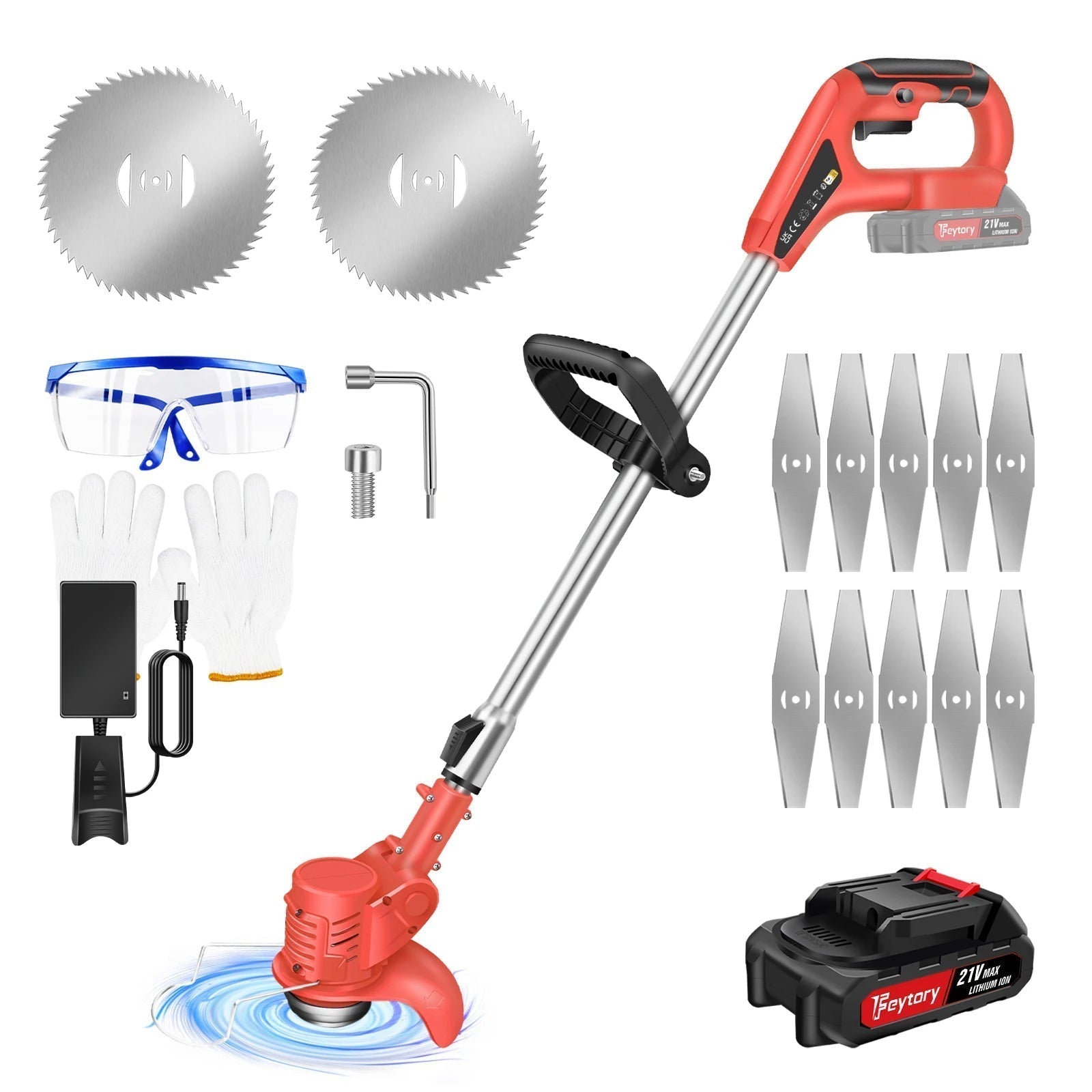 PowerTrim Sladdlös Grästrimmer Carvallo