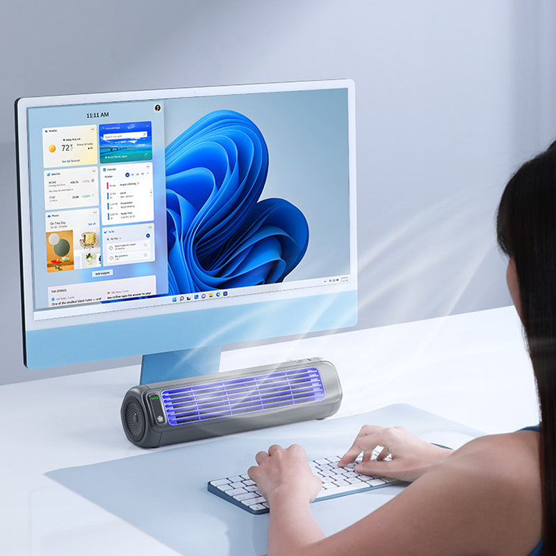AirWave – Bärbar uppladdningsbar luftkonditionering med 12 timmars batteritid