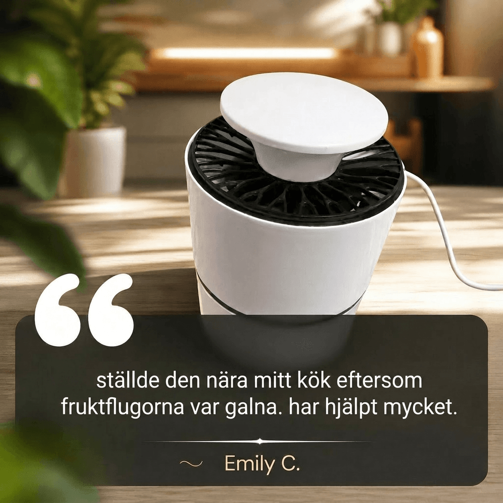 Kemikaliefri myggfälla för inomhus | Myggro