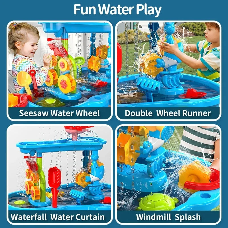 KIDSPLASH | 3-i-1 Utomhus Sand & Vattentabell För Barn Carvallo