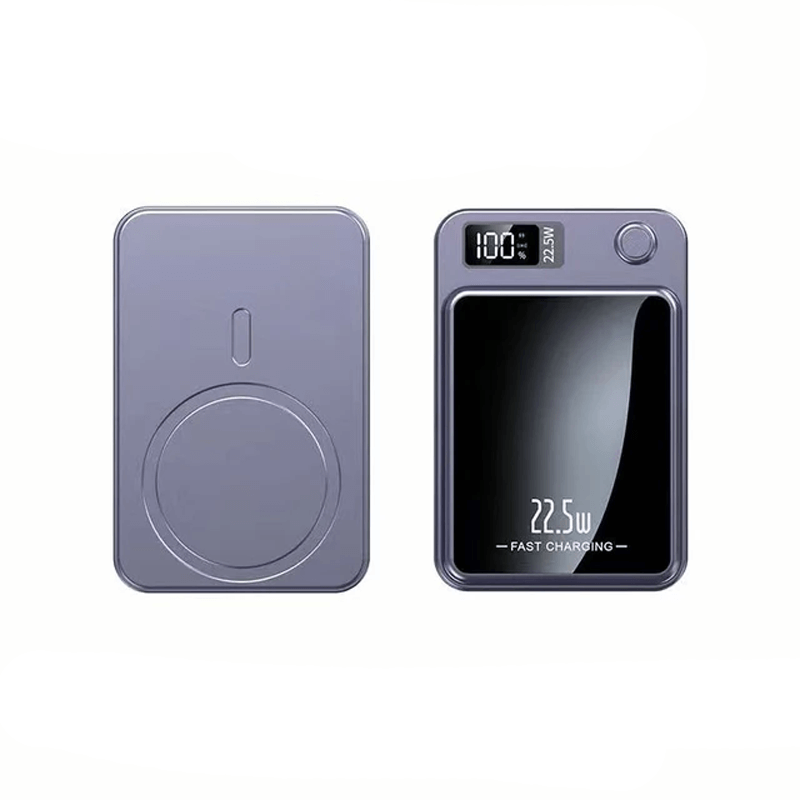 10000mAh Trådlös Magnetisk Powerbank-Powerbank-BB-Lila-Hemnix