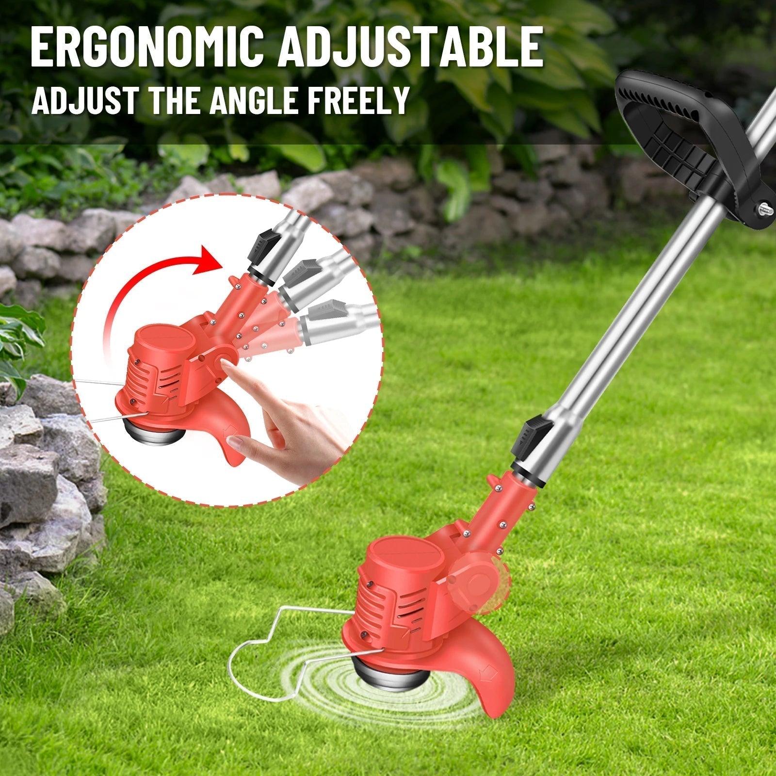 PowerTrim Sladdlös Grästrimmer Carvallo