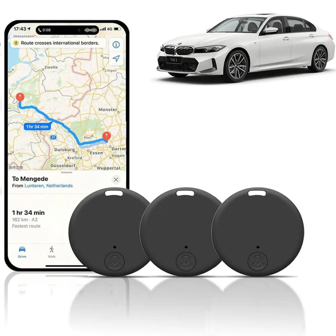 3x Mini GPS Tracker - Stark Bil- och Nyckellokalisator