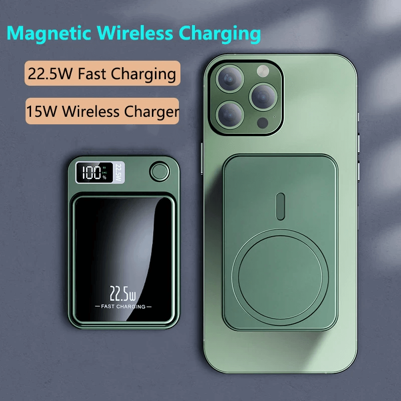 10000mAh Trådlös Magnetisk Powerbank-Powerbank-BB-Hemnix