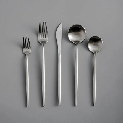 Bestickset i Rostfritt Stål – 24 Delar | Elegant och Tidlös Design