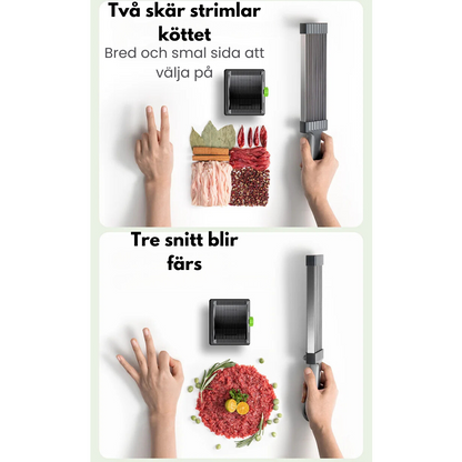 Manuell Köttskärare i Rostfritt Stål – Precisionsverktyg för Kött & Skivning i Hemmaköket
