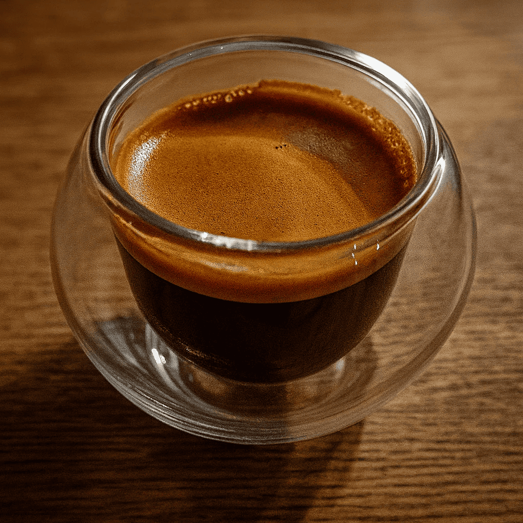 Espressokopp i glas 60 ml – Dubbelväggig borosilikat