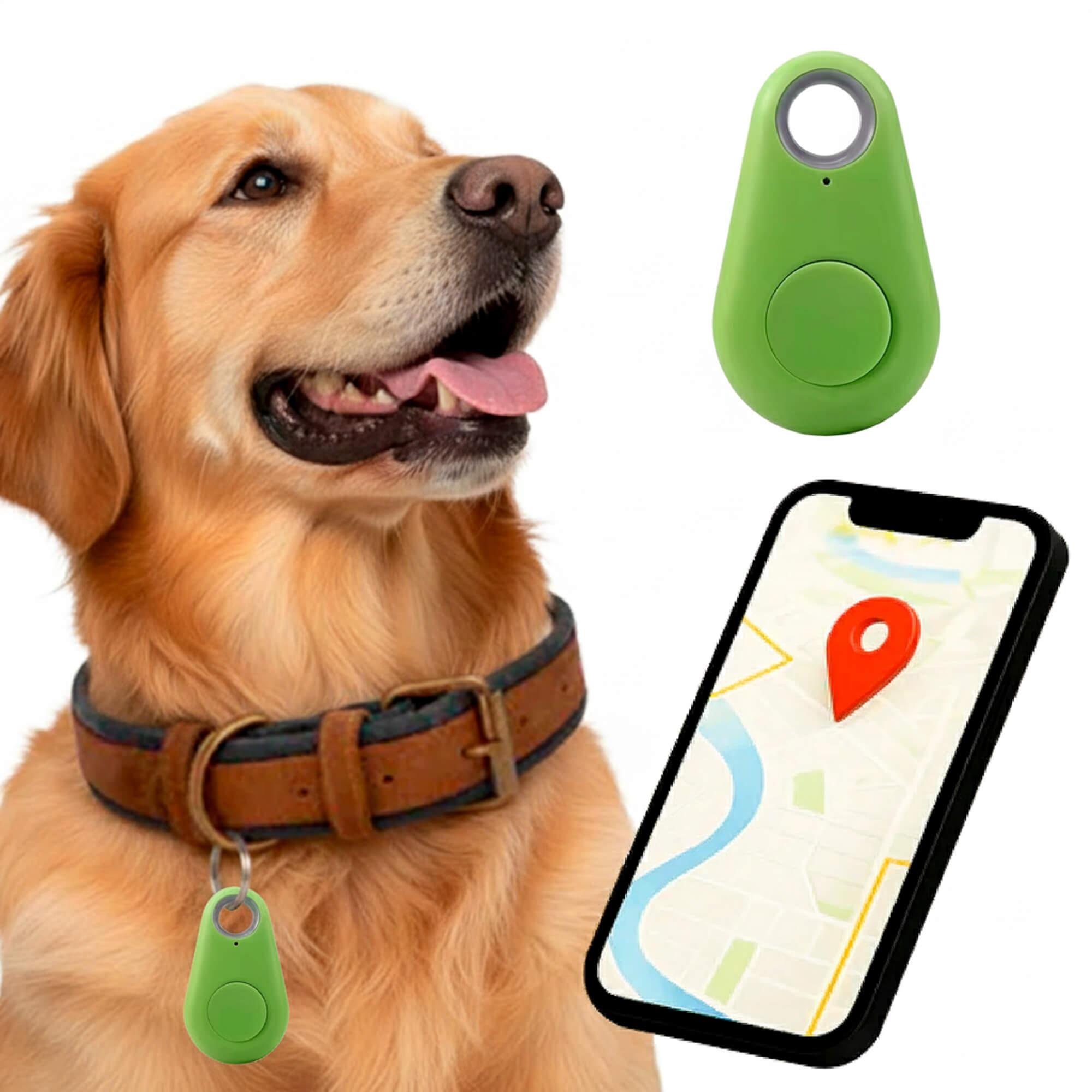 Kirra GPS Vattentät Hundtracker Med Live Platsuppdateringar