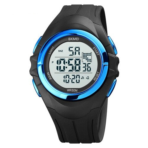 Militär digital klocka-Watches for men-Hemnix-Blå-vit-Hemnix