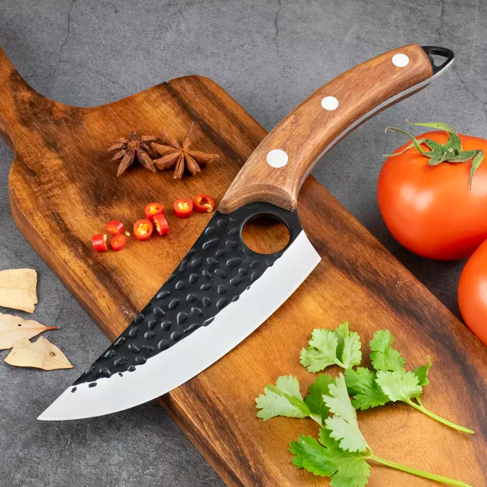 Japansk Kockkniv – Premium Kökskniv i Rostfritt Stål för Precision & Kontroll Hemnix