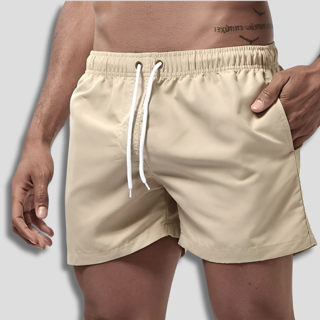 Snabbtorkande badshorts för män