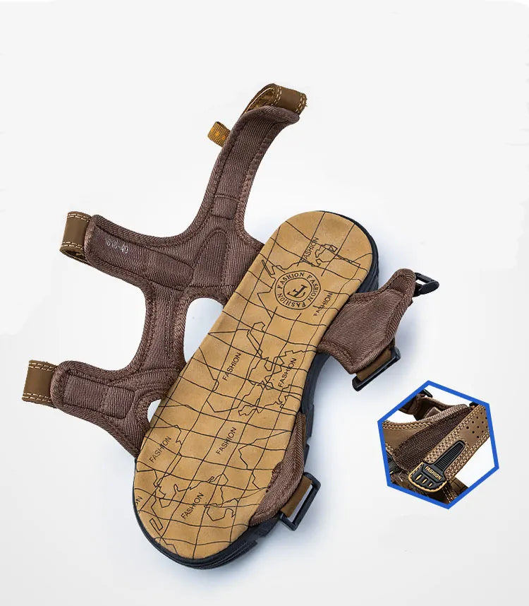 Ortopediska sandaler med kardborreband