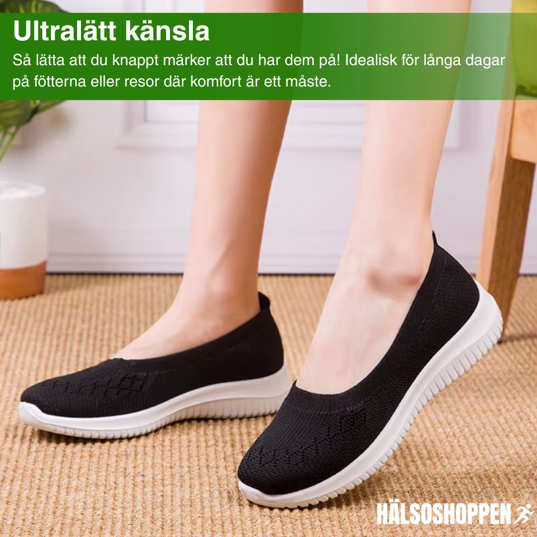 SoftStep Slip-Ons – Lätta och Bekväma Dam Sneakers