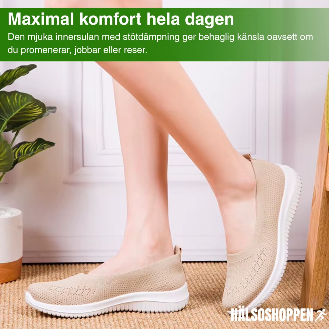 SoftStep Slip-Ons – Lätta och Bekväma Dam Sneakers