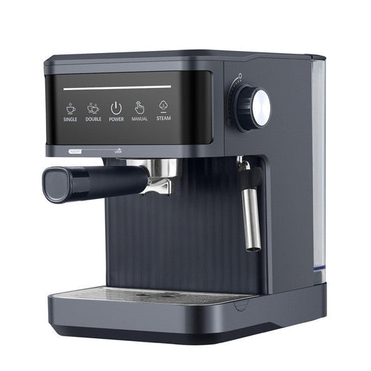Halvautomatisk Espressomaskin med Mjölkskummare – 1,5L – Manuell – 850W – Baristakvalitet