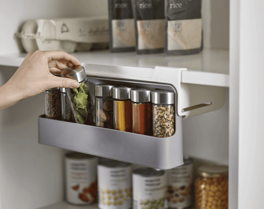 Hängande Utdragbar Kryddlåda – Smart Kryddförvaring för Köksskåp & Lådor