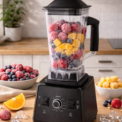 Höghastighets Blender 2400W – Perfekt för Smoothie, Juice & Sojamjölk