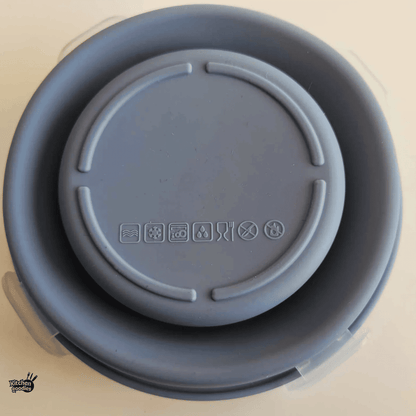 Hopfällbara matlådor i silikon – 4-pack med lufttäta lock, platsbesparande design