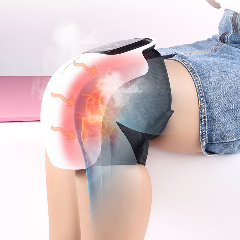 Smart Elektrisk Knä Massager Med Värme & Infraröd Terapi Carvallo
