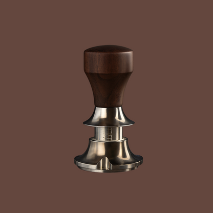 Justerbar Tamper 58 mm i Rostfritt Stål – Barista Verktyg för Manuell Espresso & Kaffemaskin
