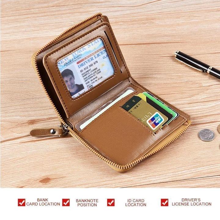 Stilren Kompakt Plånbok med RFID-Skydd