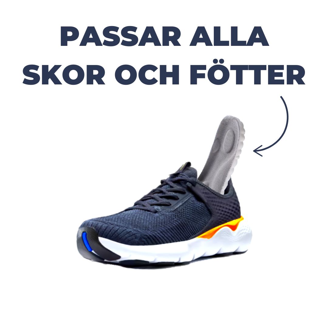 OrtoCloud 4D skoinlägg för hälsporre och fotvärk