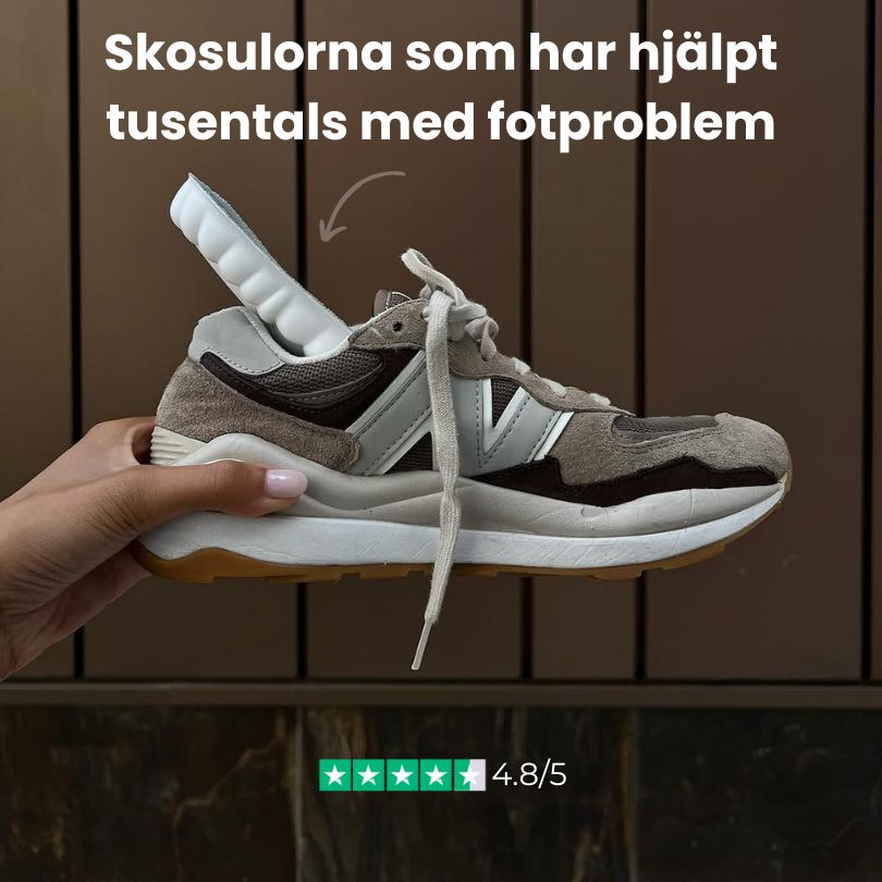 OrtoCloud 4D skoinlägg för hälsporre och fotvärk