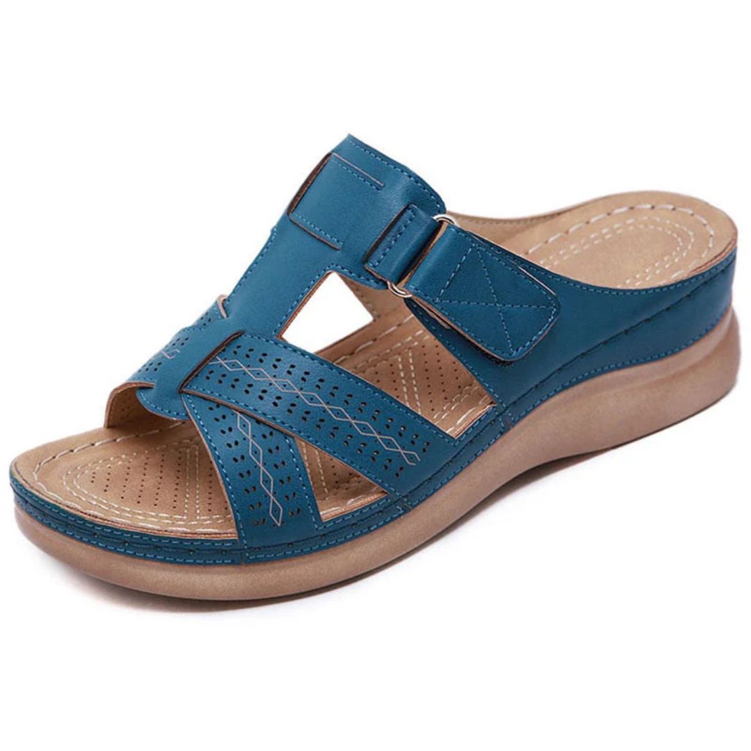 Slip-on Sandaler med Formad Innersula – Komfort & Stil för Kvinnor