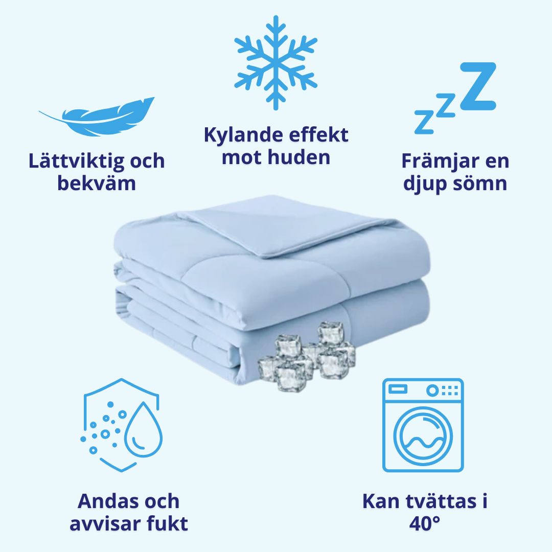 Kyltäcke för sommaren – svalkande och andningsbart