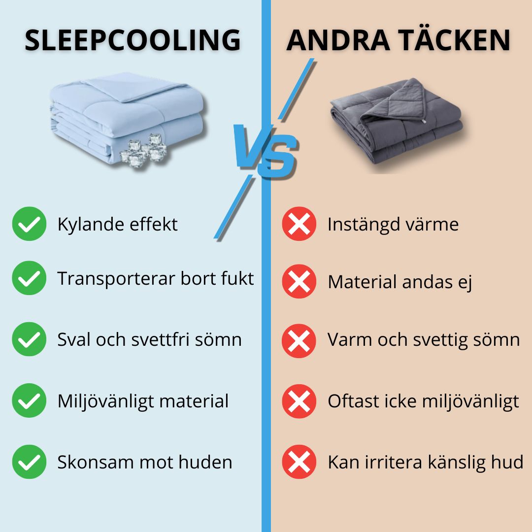 Kyltäcke för sommaren – svalkande och andningsbart