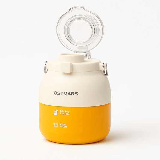 BPA-free 500ml Portable Juice Flask with Mixer and Volume Marking
