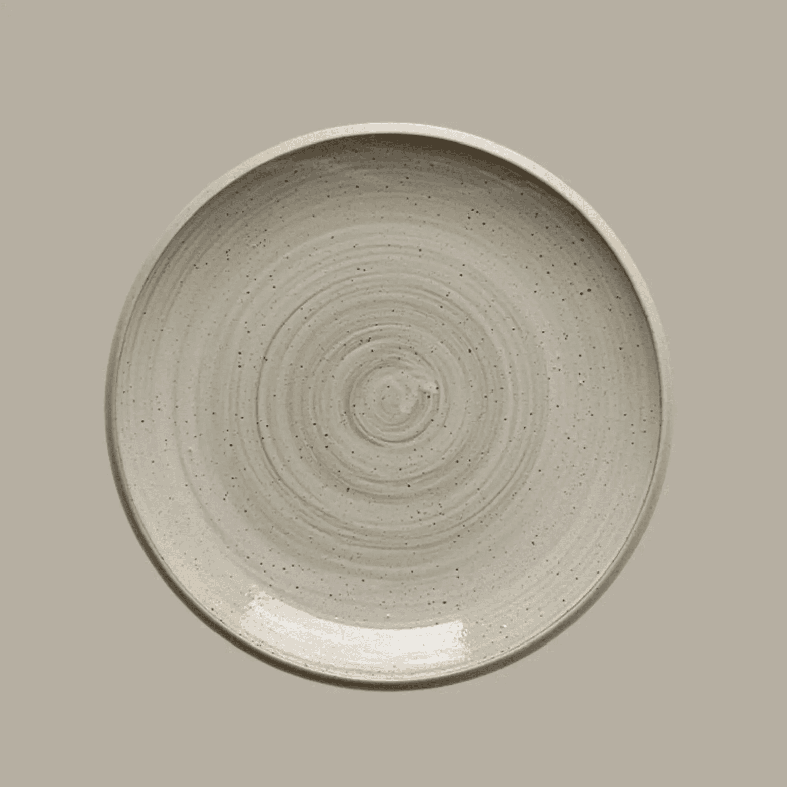 Elegant white porcelain plate with 23-26.5 cm diameter, elegant design and dishwasher safe