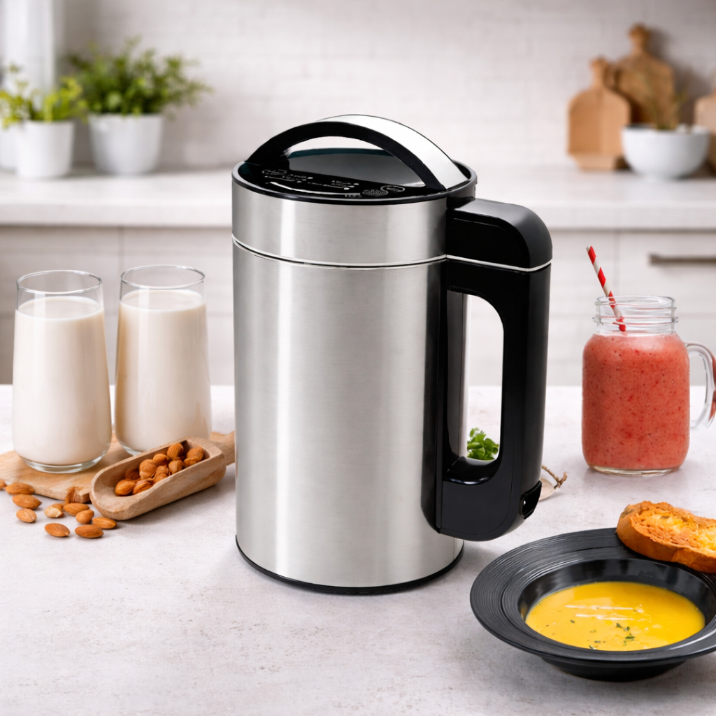 Sojamjölksmaskin 800W – Gör egen växtmjölk, havremjölk & smoothie hemma