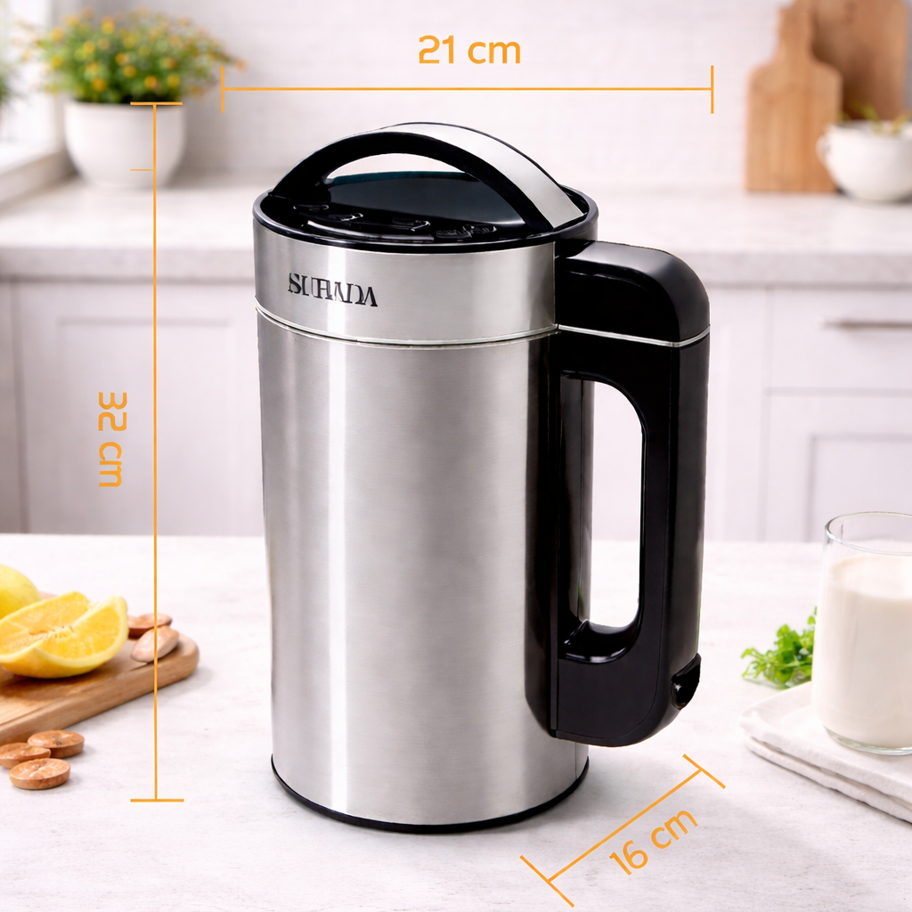 Sojamjölksmaskin 800W – Gör egen växtmjölk, havremjölk & smoothie hemma
