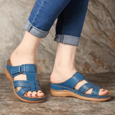 Slip-on Sandaler med Formad Innersula – Komfort & Stil för Kvinnor