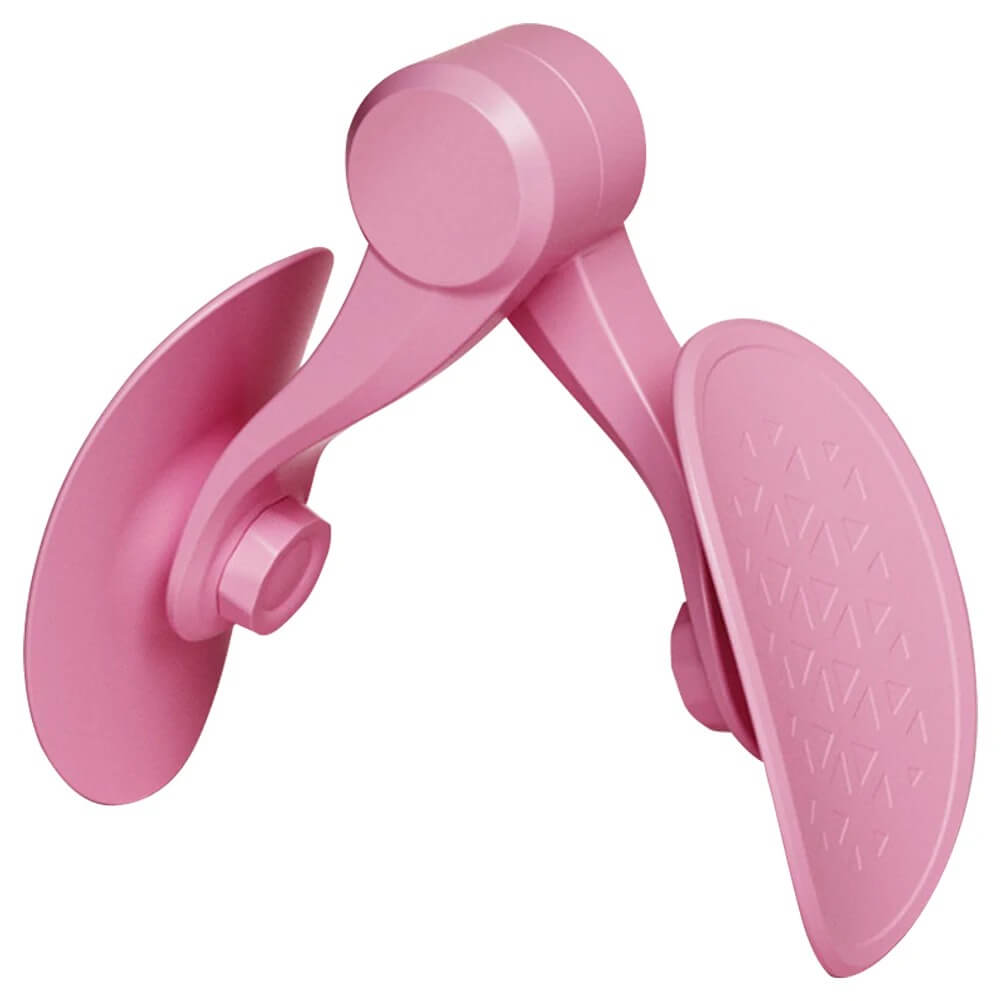 SlimTone – Bäckenbottentränare och Innerlårstränare med Motstånd | Effektiv Träning för Ben, Höfter och Armar-Exercise Bands & Loops-BB-Rosa-Utan disk-Hemnix
