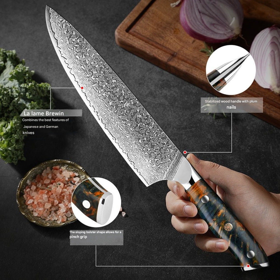Japanskt damaskusknivset – KairoBlade