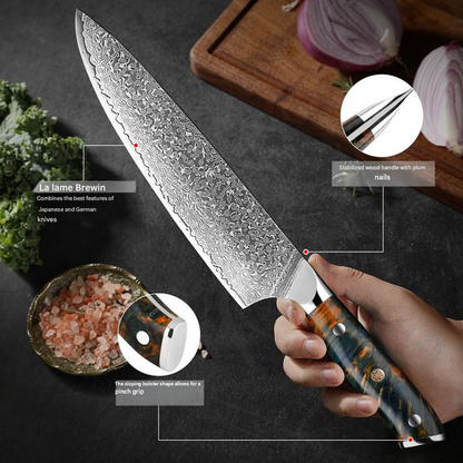 Japanskt damaskusknivset – KairoBlade