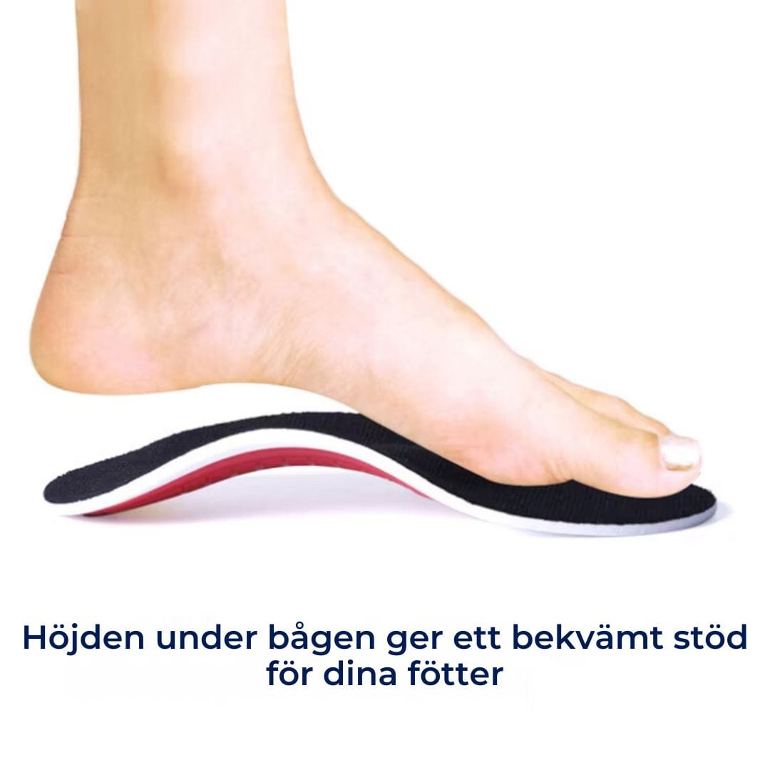 Skoinlägg med fullt bågstöd