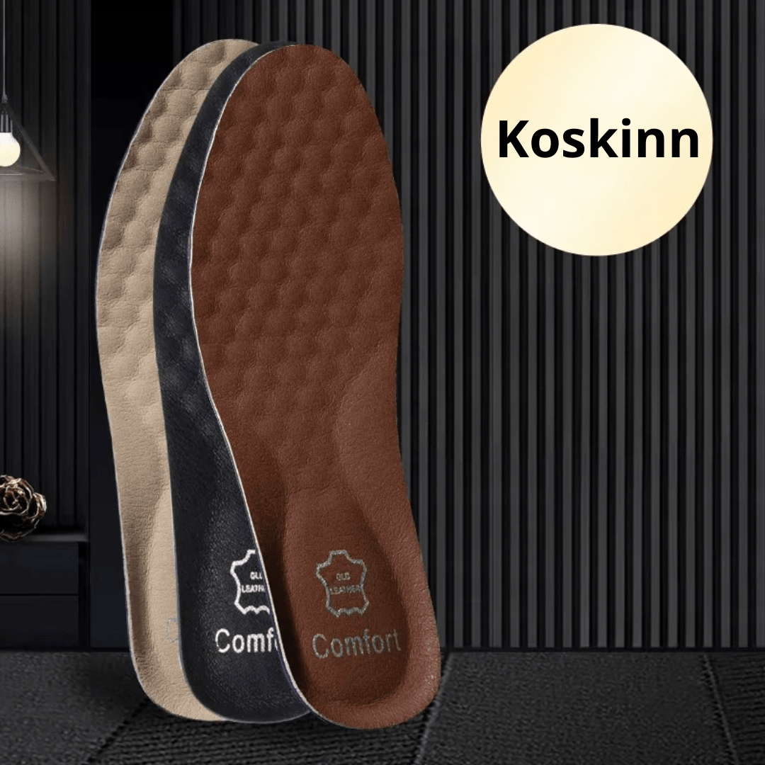Skoinlägg i läder