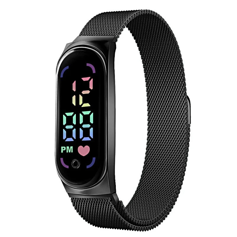 LED-horloge met magnetische band voor dames-Hemnix-Svart-Hemnix