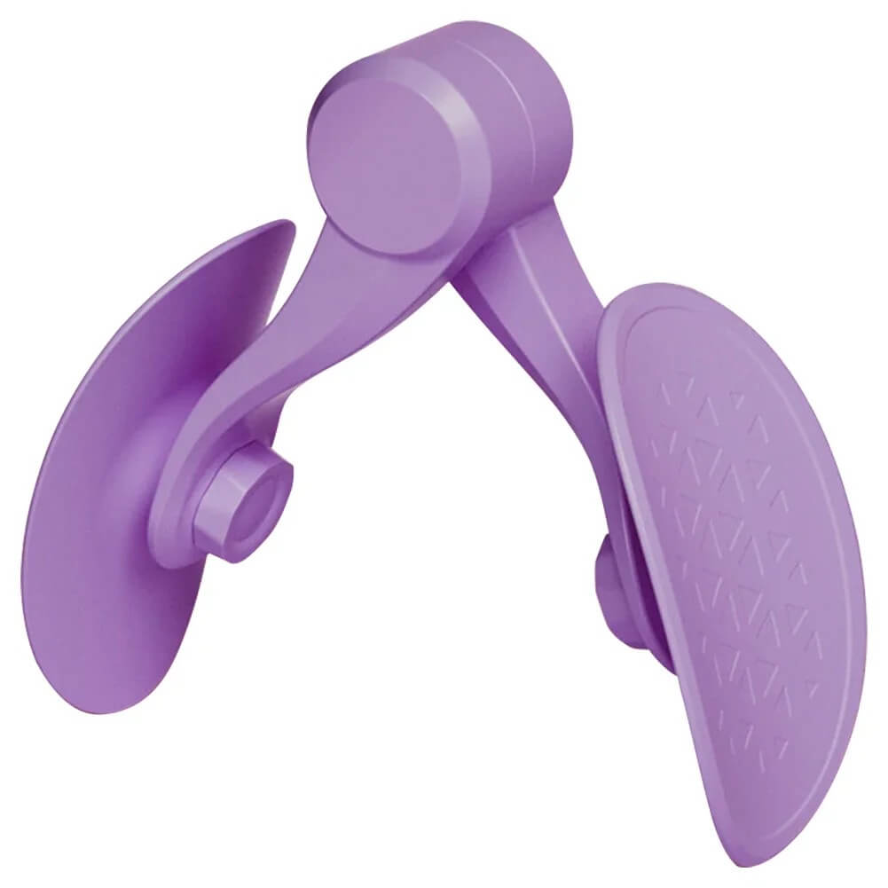SlimTone – Bäckenbottentränare och Innerlårstränare med Motstånd | Effektiv Träning för Ben, Höfter och Armar-Exercise Bands & Loops-BB-Lila-Utan disk-Hemnix
