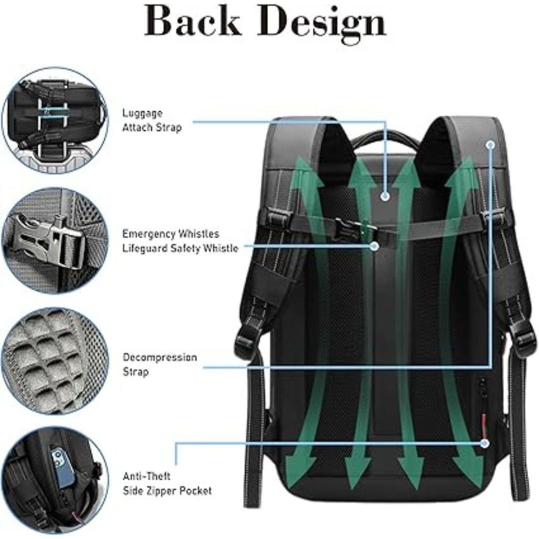 Vakuum Researransryggsäck – Smart Packning, Maximalt Utrymme Carvallo