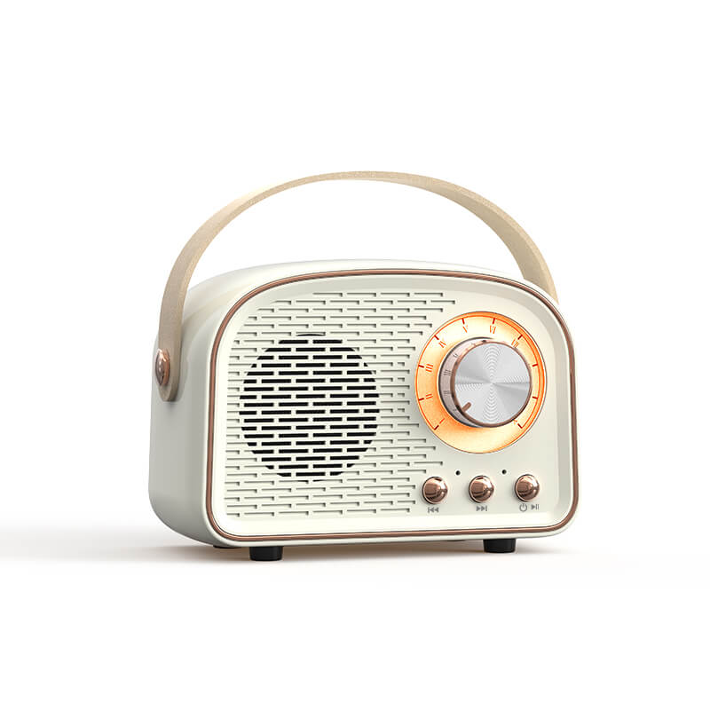 Bluetooth Högtalare Retro Trådlös Bärbar Radio Carvallo